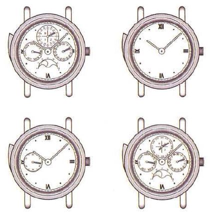 3 - Reloj a repetición de minutos y calendario perpetuo 12 1/2